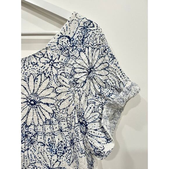 Free People | Pinwheel Oversized Floral Mini Dress Light Combo - Picture 9 of 16